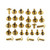 Stainless Steel Fairing Kit Honda CB650R Gold Stainless Steel Fairing Kit Honda CB650R Gold