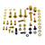 Aluminium Bolt Kit Brompton C-Line w/Rack Gold