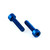 Aluminium Water Bottle Cage Bolts M5x(0.80mm)x20mm Parallel Head Socket Cap Pack x2 Blue