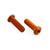 Aluminium Water Bottle Cage Bolts M5x(0.80mm)x20mm Dome Head XS Pack x2 Orange