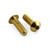 Stainless Steel Bottle Cage Kit M5x(0.80mm)x16mm (9mm O/D) Dome Head Gold Stainless Steel Bottle Cage Kit M5x(0.80mm)x16mm (9mm O/D) Dome Head Gold