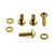 Stainless Steel Cycle Caliper Kit M6x(1.00)x20mm Dome Head (12mm O/D) Bolt & Washers Gold Stainless Steel Cycle Caliper Kit M6x(1.00)x20mm Dome Head (12mm O/D) Bolt & Washers Gold