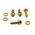 Stainless Steel Cycle Caliper Kit M6x(1.00)x20mm Flanged Hex Bolt & Washers Gold Stainless Steel Cycle Caliper Kit M6x(1.00)x20mm Flanged Hex Bolt & Washers Gold