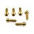 Stainless Steel Stem Bolt Kit M5x(0.80mm)x15mm Tapered Socket Cap Gold Stainless Steel Stem Bolt Kit M5x(0.80mm)x15mm Tapered Socket Cap Gold