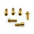 Stainless Steel Stem Bolt Kit M6x(1.00mm)x15mm Tapered Socket Cap Gold