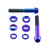 Titanium Cycle Caliper Kit M6x45mm / M6x40 Socket Cap Bolts, Washers & Cone Washers Purple Haze Titanium Cycle Caliper Kit M6x45mm / M6x40 Socket Cap Bolts, Washers & Cone Washers Purple Haze