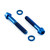 Titanium Cycle Caliper Kit M6x40mm / M6x35 Socket Cap Bolts, Washers Blue Titanium Cycle Caliper Kit M6x40mm / M6x35 Socket Cap Bolts, Washers Blue