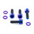 Titanium Cycle Caliper Kit M6x(1.00)x20mm Parallel Socket Cap & Washers Purple Haze Titanium Cycle Caliper Kit M6x(1.00)x20mm Parallel Socket Cap & Washers Purple Haze