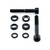 Titanium Cycle Caliper Kit M6x45mm / M6x40 Parallel Socket Cap Bolts, Washers & Cone Washers Black