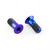 Titanium Jockey Wheel Bolts to Suit Shimano M6100 & M5100 Series Derailleurs - Pair Purple Haze