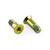 Titanium Jockey Wheel Bolts to Suit SRAM Eagal NX | GX | GX AXS | XO1 AXS & XX1 MEchanical Derailleurs - Pair Gold