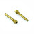 Titanium Cycle Brake Pad Retaining Pin M4x(0.70mm)x22.8mm Tapered Socket Cap - SRAM Pack x2 Gold Titanium Cycle Brake Pad Retaining Pin M4x(0.70mm)x22.8mm Tapered Socket Cap - SRAM Pack x2 Gold