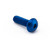 Aluminium Dome Head Bolt M6x(1.00mm)x20mm (12mm O/D) Blue