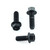 Stainless Steel ABS Sensor Mount Bolts Front & Rear Black Stainless Steel ABS Sensor Mount Bolts Front & Rear Black