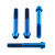 Titanium Clip-On / Handle Bar Mount Bolts Blue Titanium Clip-On / Handle Bar Mount Bolts Blue