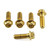 Stainless Steel Disc Bolts M8x(1.25mm)x25mm Race Spec Front Pack x5  Gold Stainless Steel Disc Bolts M8x(1.25mm)x25mm Race Spec Front Pack x5  Gold