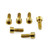 Stainless Steel Disc Bolts M6x(1.00mm)x16mm Socket Cap Rear Pack x6 Gold