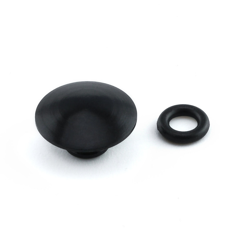 Aluminium Button Insert M8 Black