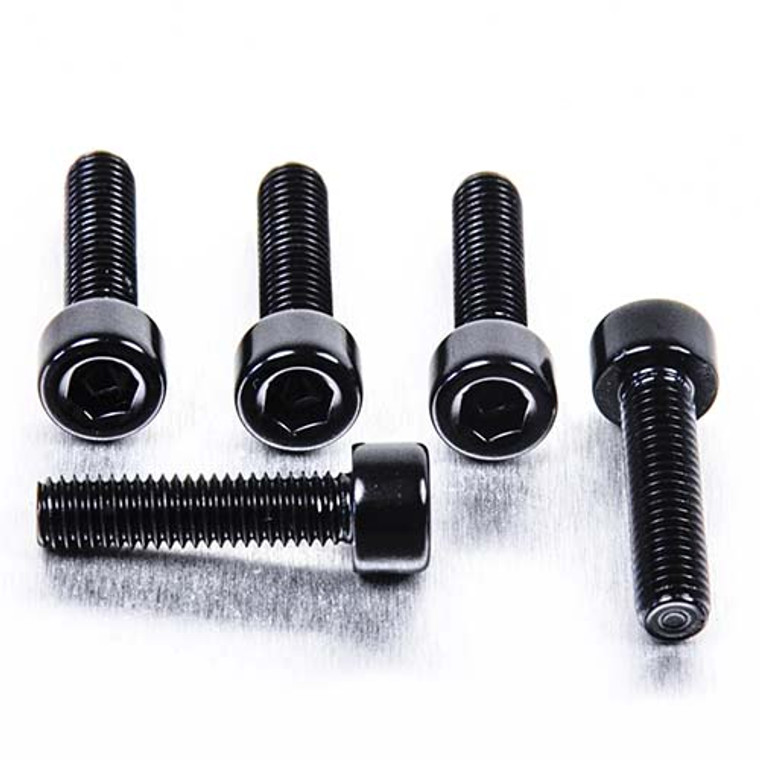 Aluminium Allen Bolt M5x(0.80mm)x20mm Pack x5 Black