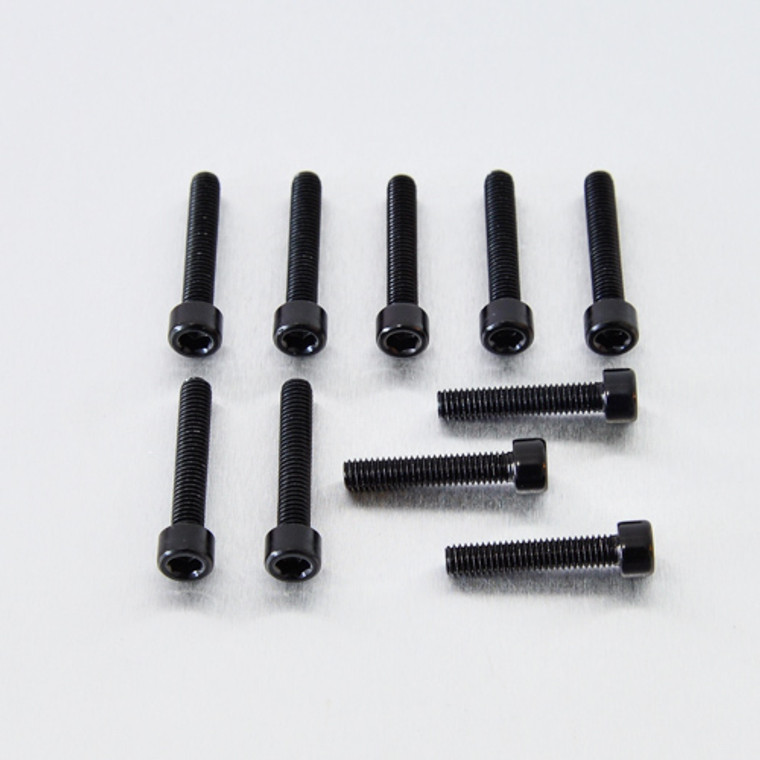 Aluminium Allen Bolt M6x(1.00mm)x30mm Pack x10 Black