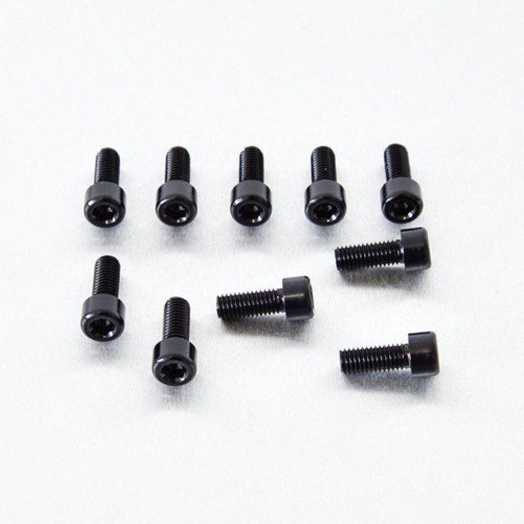 Aluminium Allen Bolt M8x(1.25mm)x20mm Pack x10 Black