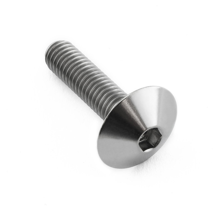 Titanium Dome Head Bolt M6x(1.00mm)x25mm