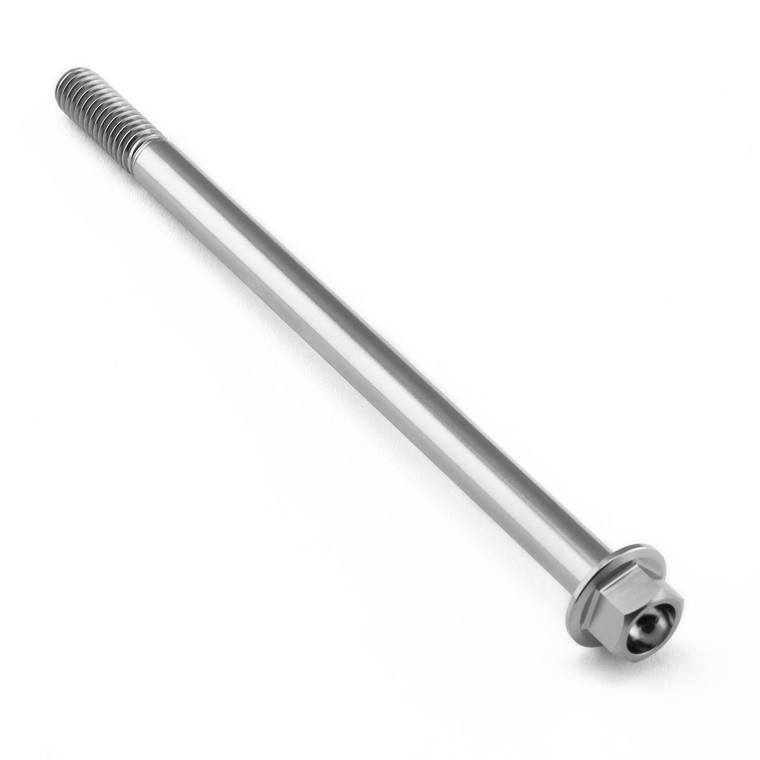 Titanium Flanged Hex Head Bolt M6x(1.00mm)x100mm
