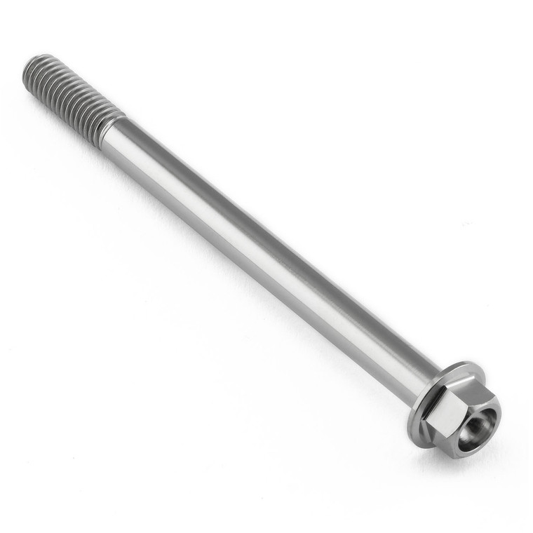 Titanium Flanged Hex Head Bolt M6x(1.00mm)x80mm