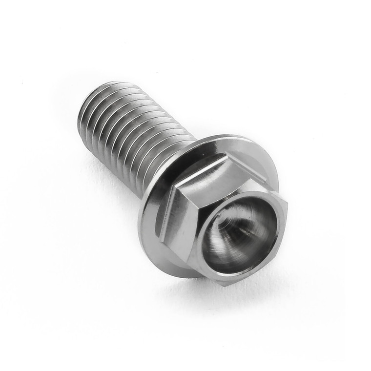 Titanium Flanged Hex Head Bolt M8x(1.25mm)x20mm