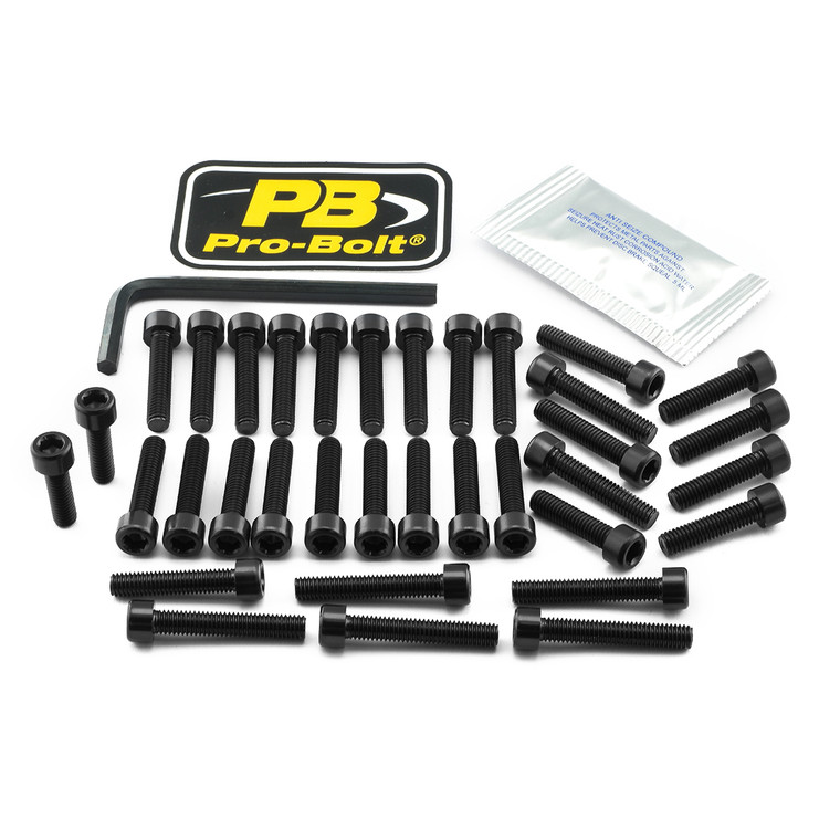 Aluminium Engine Kit Honda CBR1000RR Fireblade 08-16 Black