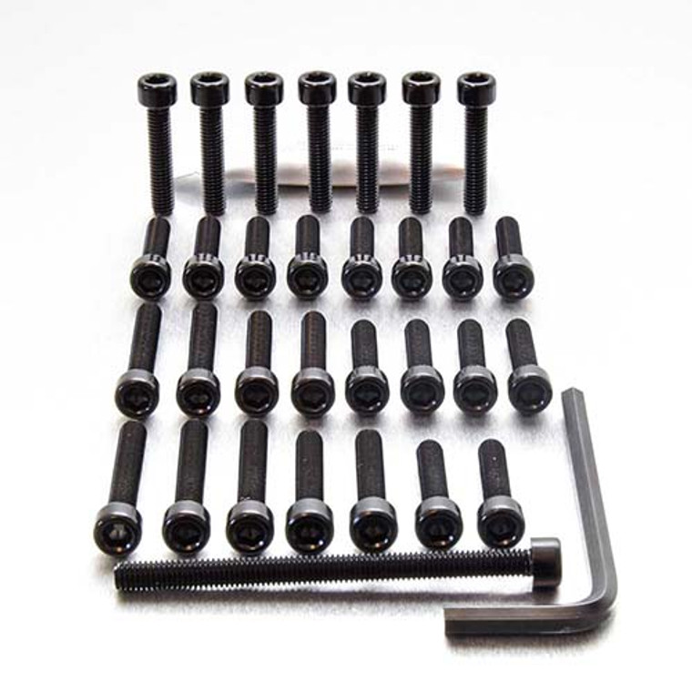 Aluminium Engine Kit Kawasaki ER6-N/F Black