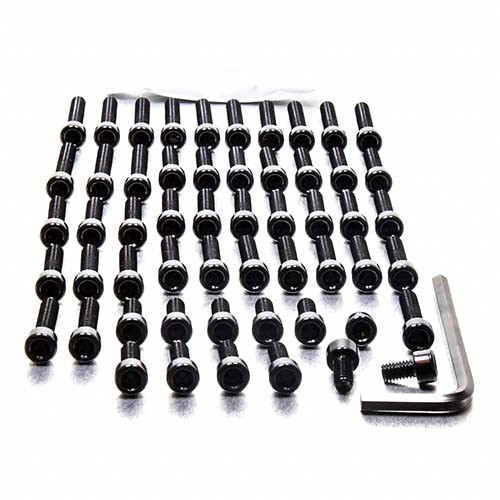 Aluminium Engine Kit Triumph Speed Triple 955i 02-04 Black