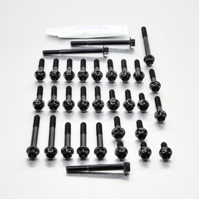 Aluminium Engine Kit Suzuki DRZ400 Race Spec Etched Black