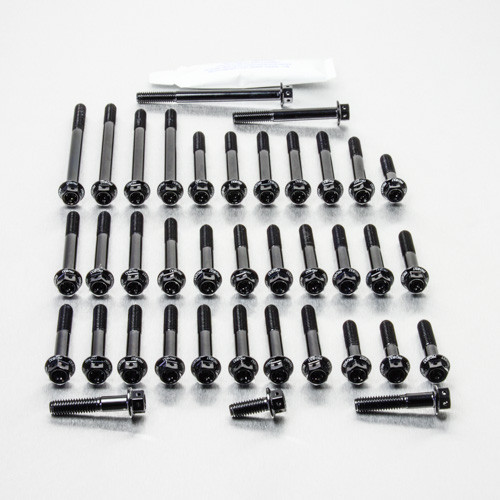 Aluminium Engine Kit Triumph Bonneville -T100 Race Spec Etched Black