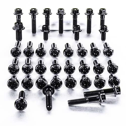 Aluminium Engine Kit Yamaha YZF1000 R1 Race Spec Etched Black