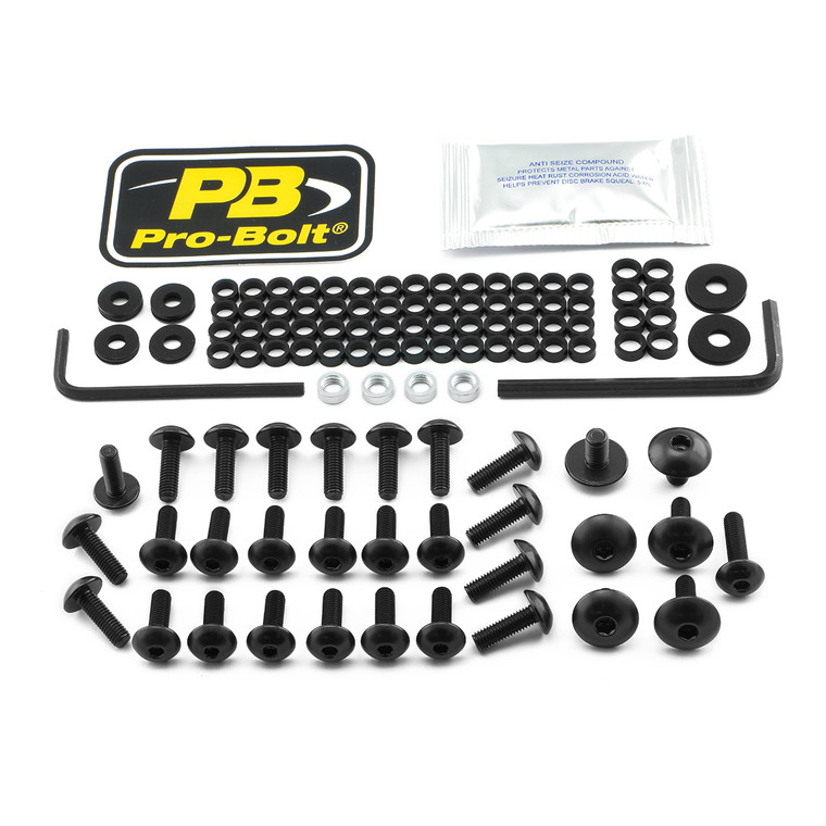 Aluminium Fairing Kit Ducati 899 Panigale Black