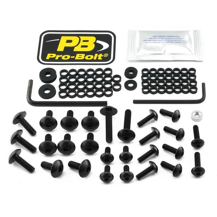 Aluminium Fairing Kit Kawasaki Ninja 400 Black