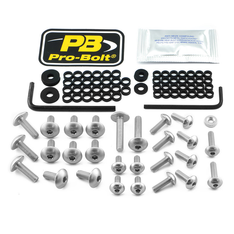 300-Piece Bolt Kit For Kawasaki Ninja, GPZ, ZZR, ZX Models - Fits