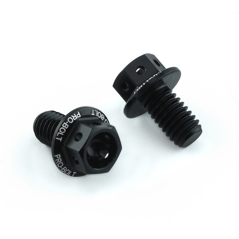 Aluminium Exhaust Heat Shield Mount Bolt Kit Race Spec Etched Black Aluminium Exhaust Heat Shield Mount Bolt Kit Race Spec Etched Black