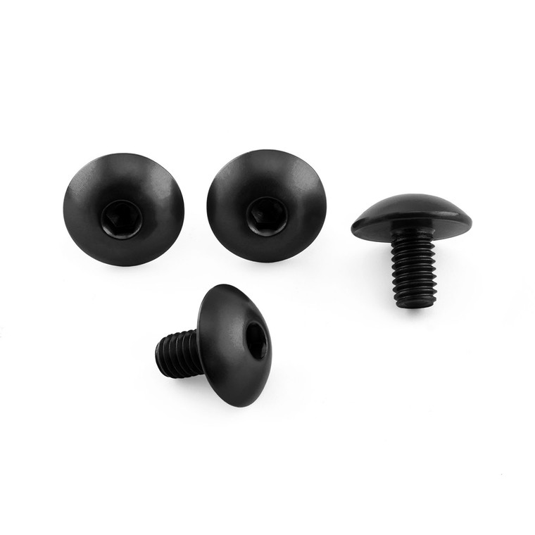 Aluminium Mudguard & Hugger Bolt Kit Black Aluminium Mudguard & Hugger Bolt Kit Black