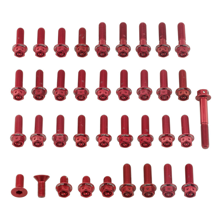 Aluminium Engine Kit Ducati Streetfighter V4S Race Spec Etched Red