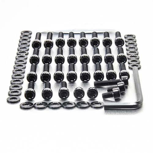 Aluminium Engine Kit Honda CB600 Hornet SFW-SFX Black