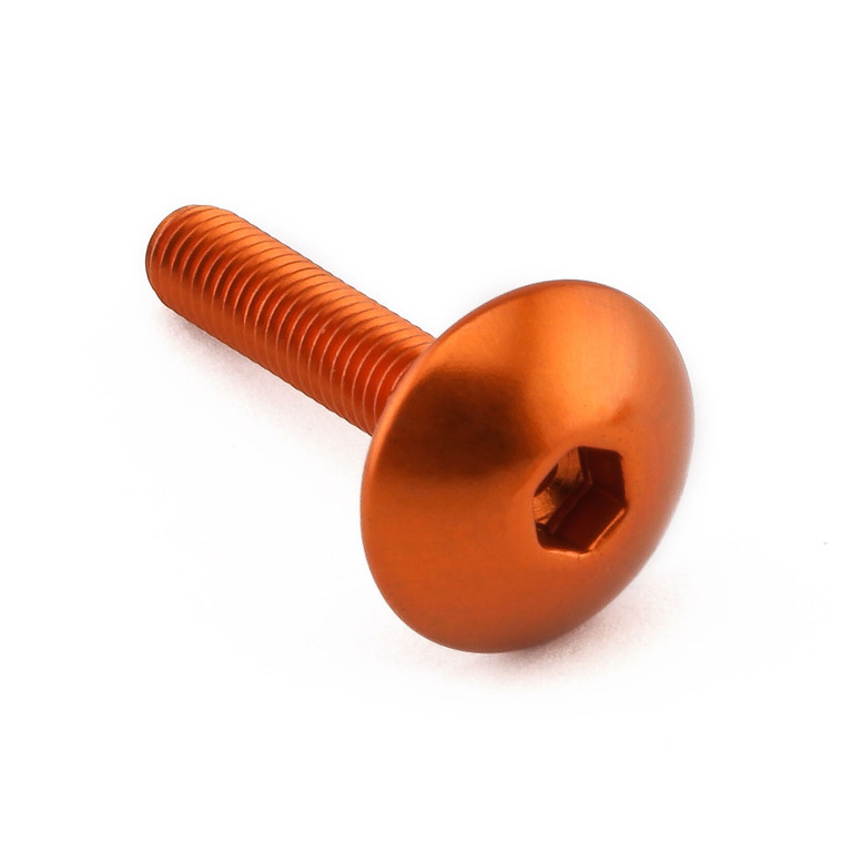 Aluminium Dome Head Bolt M5x(0.80mm)x25mm (16mm O/D) | Pro-Bolt