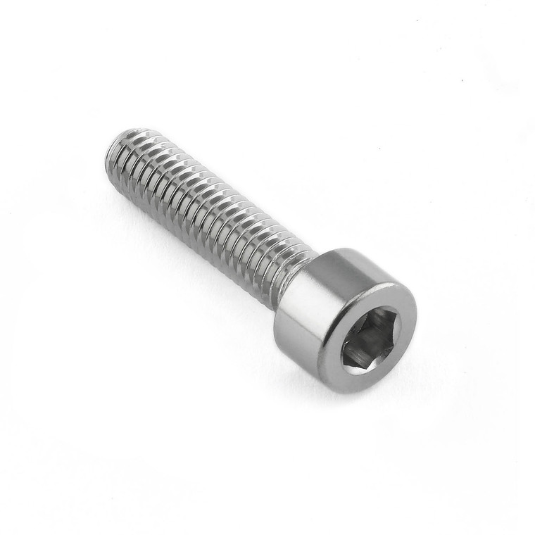 Stainless Steel Socket Cap Bolt M6x(1.00mm)x25mm DIN 912 Stainless Steel Socket Cap Bolt M6x(1.00mm)x25mm DIN 912