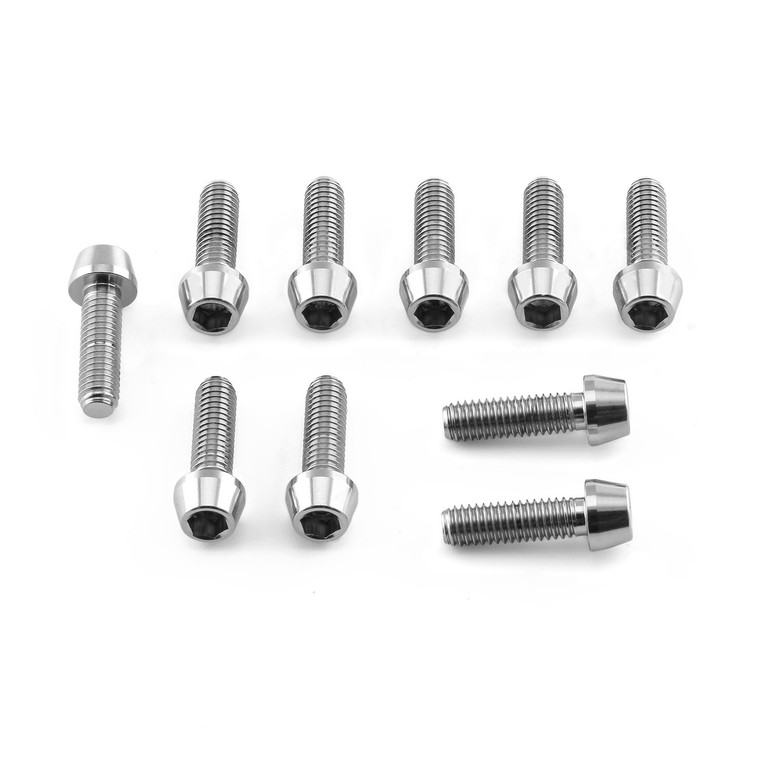 Stainless Steel Disc Bolt Socket Cap M6 x 20mm Front Pack x10