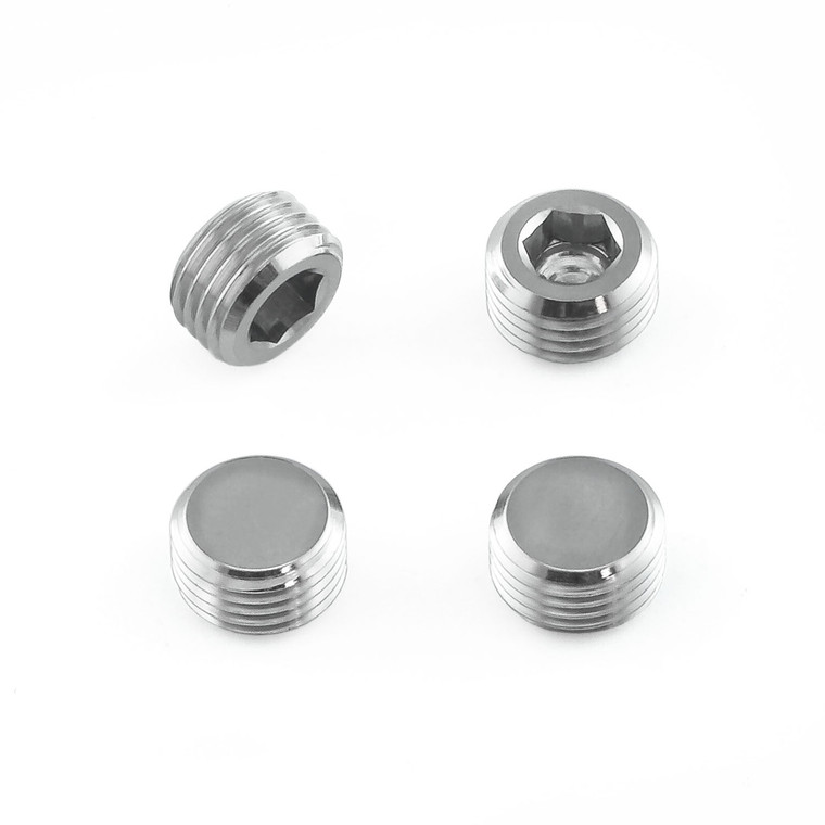 Stainless Steel Brake Caliper Grub Screw Front Pack x4