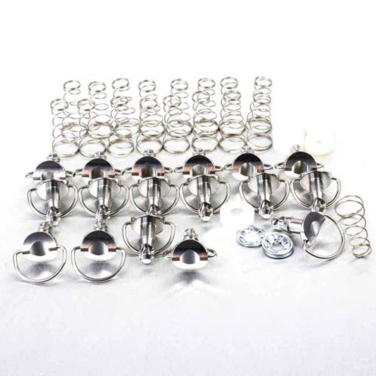 Stainless Steel Quick Release D-Ring 17mm Pack x17