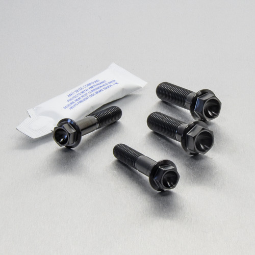 Stainless Steel Top & Bottom Yoke Pinch Set Black