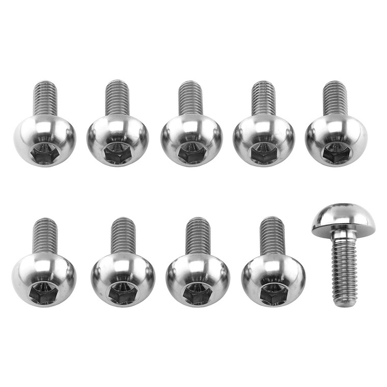 Titanium Disc Bolt To Fit Honda M6x17mm Pack x10