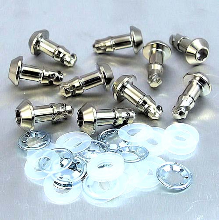 Titanium Quick Release Stud 17mm Allen Key Pack x10